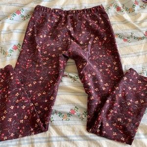 Zara Kids Red Floral pants